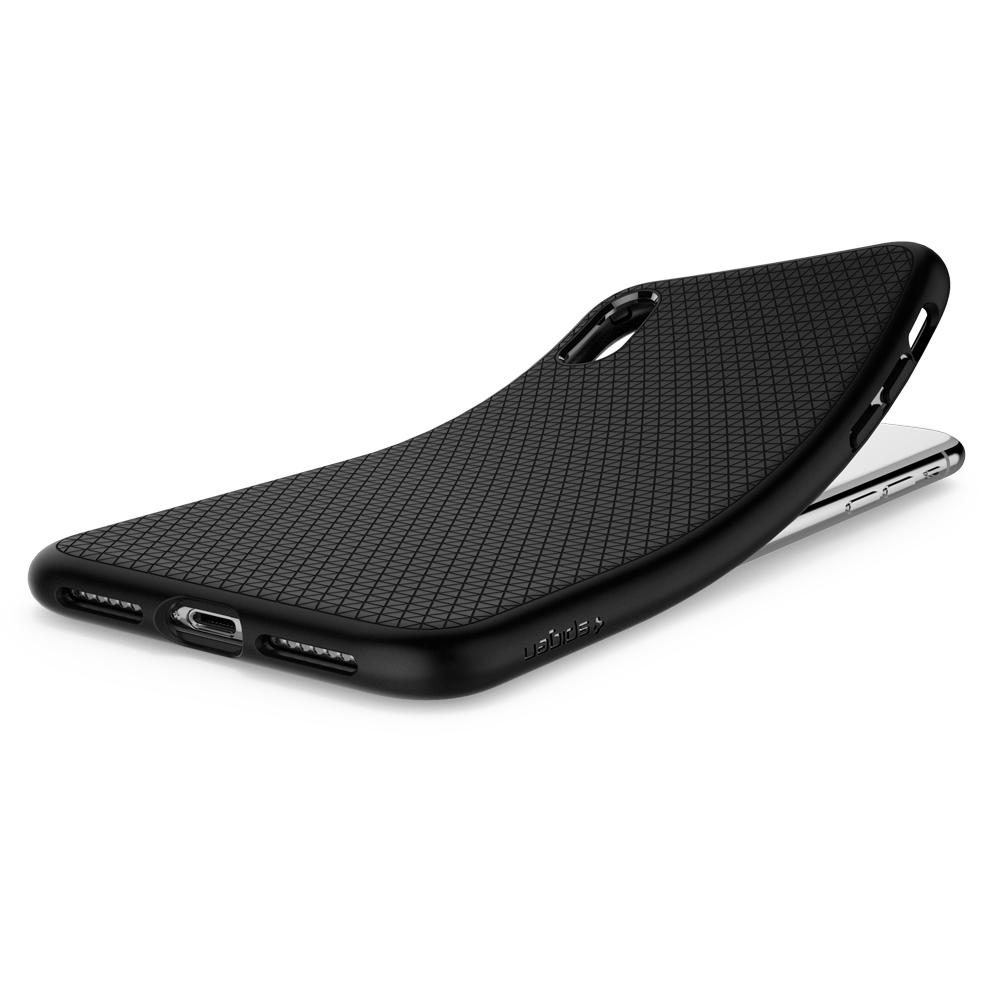 Ốp lưng iPhone XS Max Spigen Liquid Air MATTLE BLACK (065CS25126)