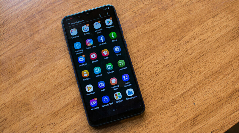Menu ứng dụng điện thoại Samsung Galaxy M10 chính hãng