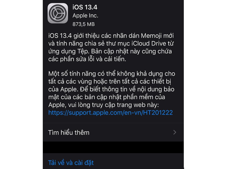 iOS phiên bản 13.4 dường như đang sửa lỗi rất tốt cho các phiên bản trước đó