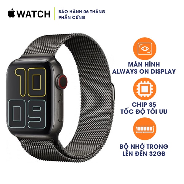 Apple Watch Series 5 44mm LTE Titanium Cũ 99%