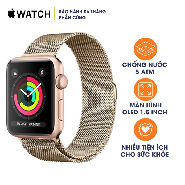 Apple Watch Series 3 42mm GPS Aluminum Cũ 99%