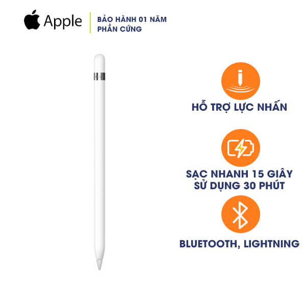 Bút cảm ứng Apple Pencil 1 MK0C2 MỚI(Fullbox)