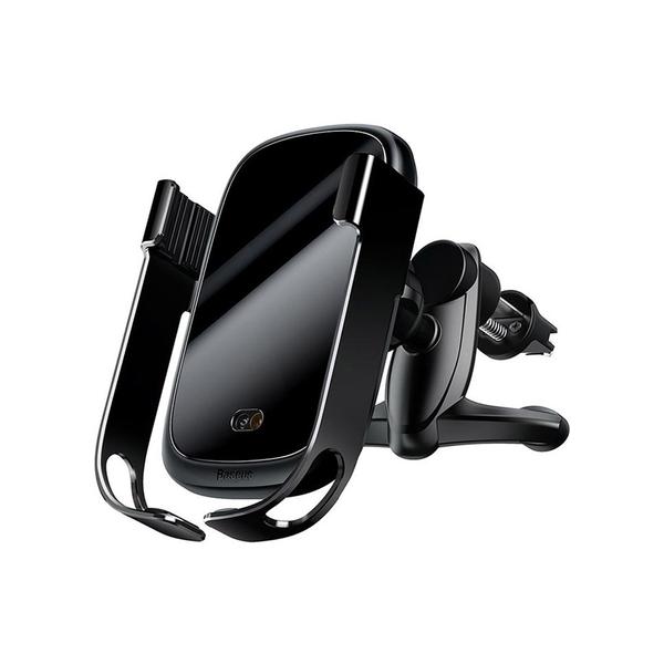 Kẹp Điện Thoại Ôtô Tự Động Đóng Mở Baseus Rock-Solid Vehicle Mounted Holder Wireless Charger (WXHW01-01)