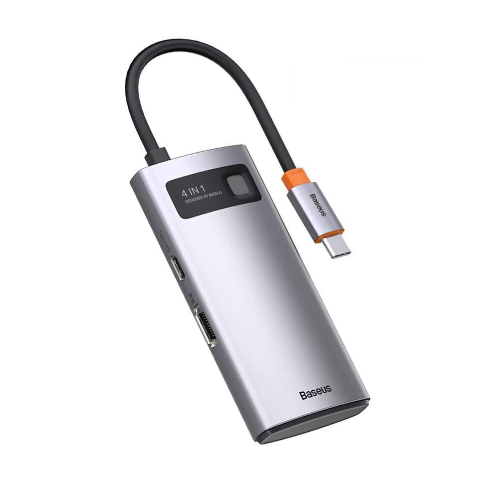 Cổng chuyển Baseus Metal Gleam Series 4-in-1