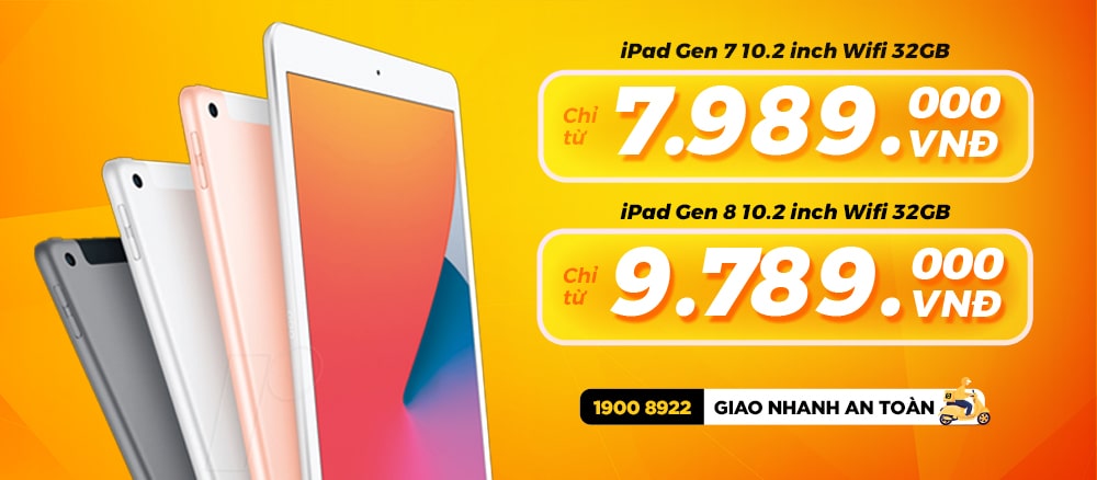 iPad Gen 7 | 8 Giá Hấp Dẫn