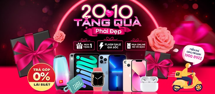 TẶNG QUÀ PHÁI ĐẸP 20/10