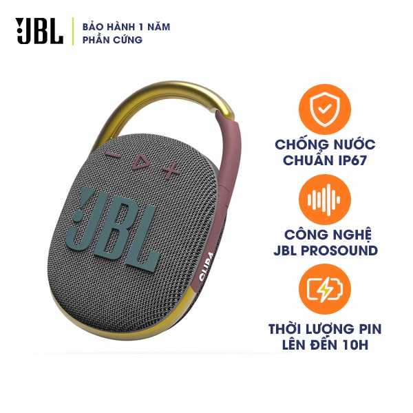 Loa Bluetooth JBL Clip 4 Mới