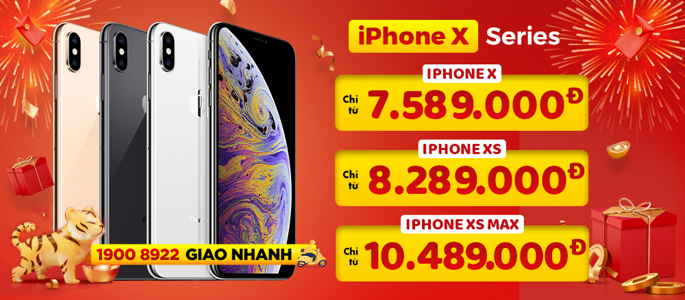 IPHONE X SERIES CHỈ TỪ 7 TRIỆU