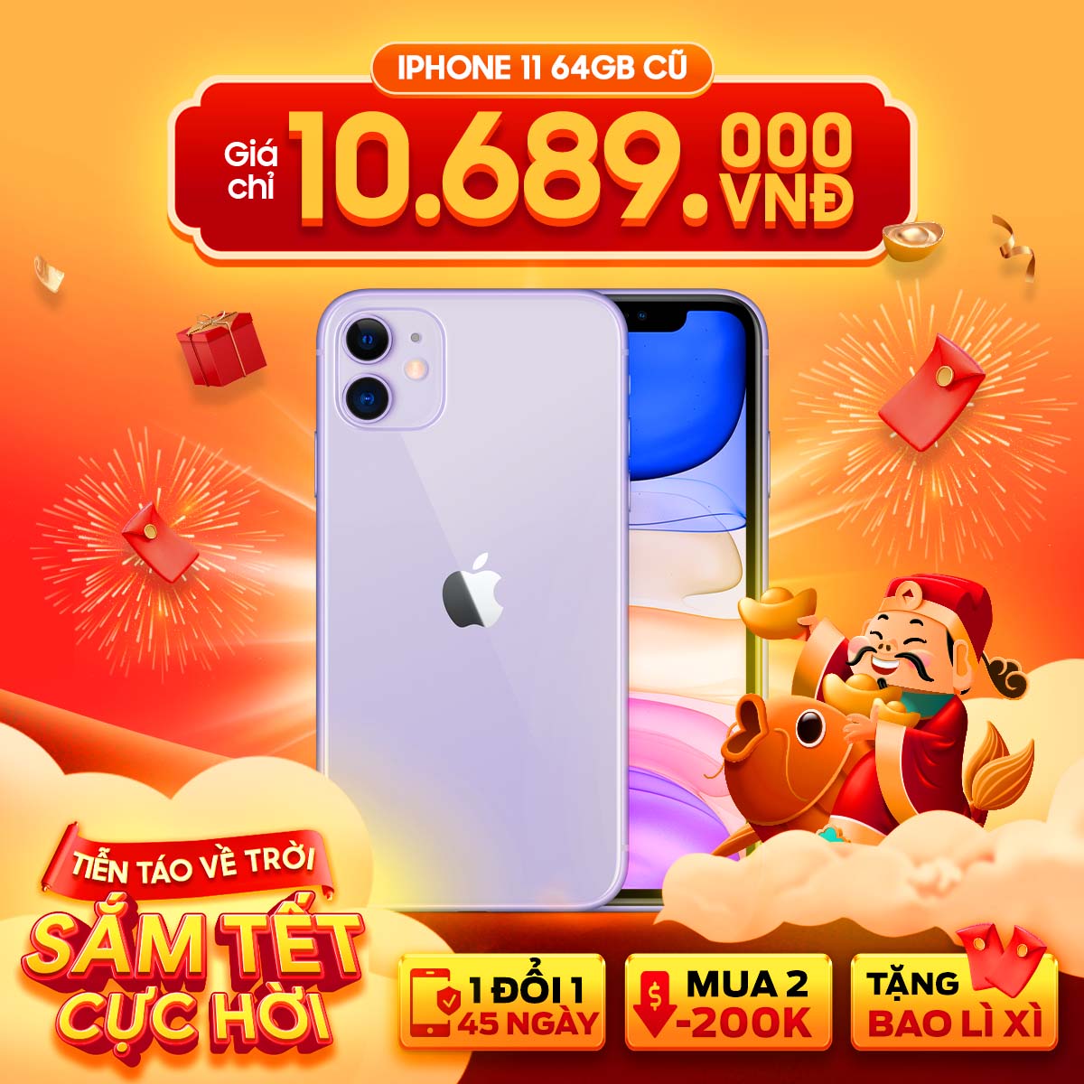 iPhone 11 64GB Cũ