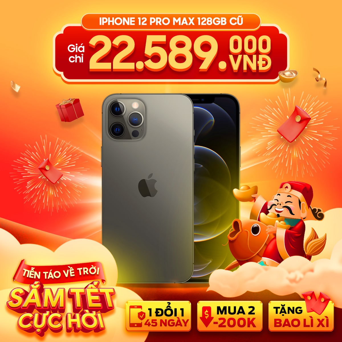 iPhone 12 Pro Max 128GB Cũ