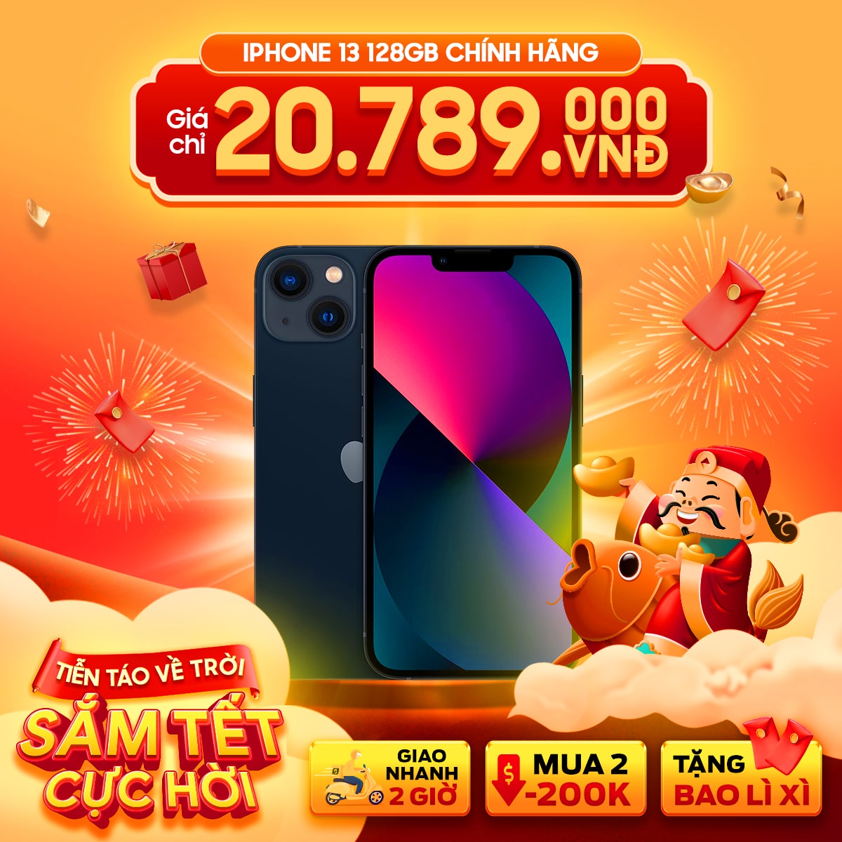 iPhone 13 128GB Chính Hãng