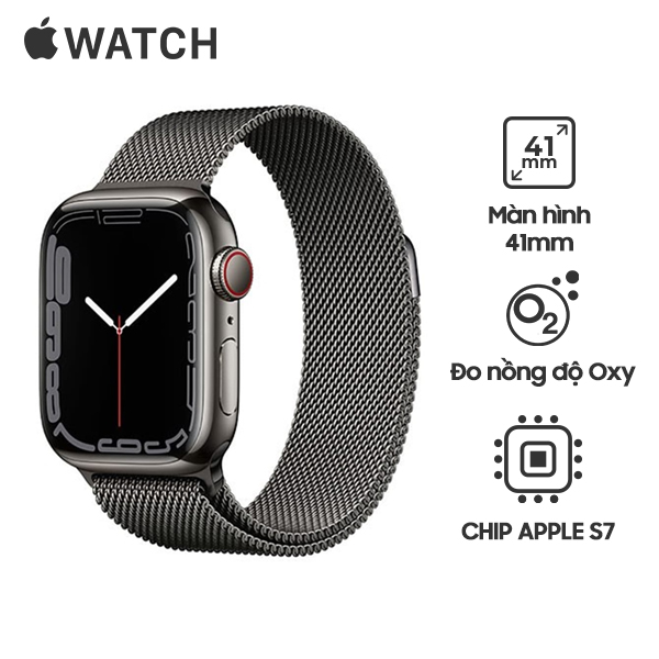 đồng Hồ Apple Watch S7 41mm Apple Watch Series 41mm LTE Viền Thép