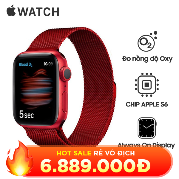 Apple Watch Series 6 44mm Viền Nhôm Mới Trần - Chưa Kích Hoạt