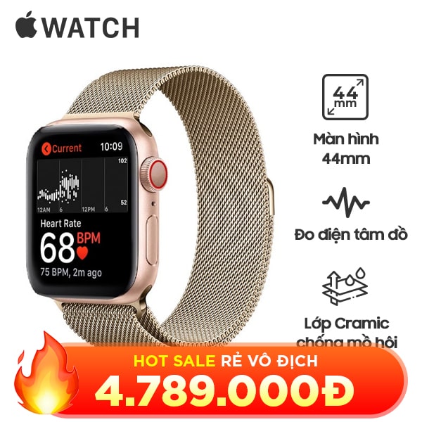 Apple Watch Series 4 44mm LTE Viền Nhôm Cũ