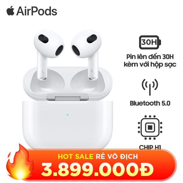 Tai nghe Apple Airpods 3 Chính Hãng