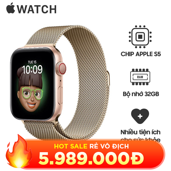Apple Watch SE 44mm Viền Nhôm Mới Trần - Chưa Kích Hoạt