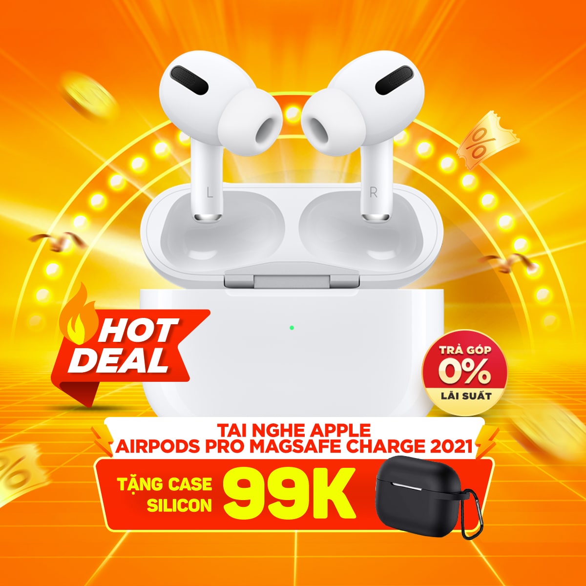 Tai Nghe Apple AirPods Pro Magsafe Charge 2021
