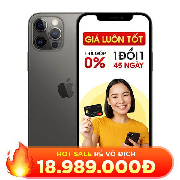 iPhone 12 Pro Max 128GB Cũ | Ngoại hình thẩm mỹ đẹp như mới, BH chính hãng