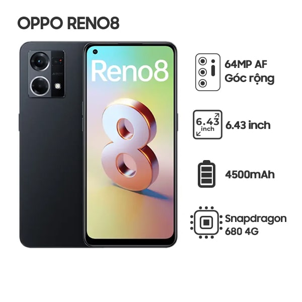 Oppo Reno 8 8G/256GB Chính Hãng | Giá ưu đãi | Giao hàng nhanh