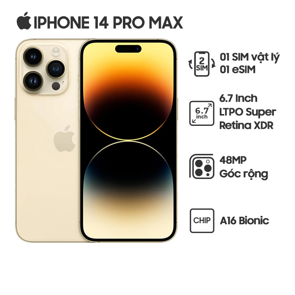 iPhone 14 Pro Max 512GB 2 Sim Chính Hãng | Bảo hành chính hãng Apple ...