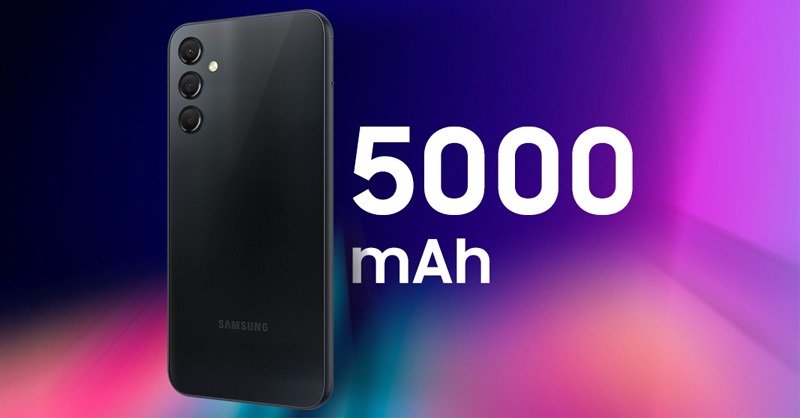 Samsung Galaxy A24 có viên pin khủng 5000mAh