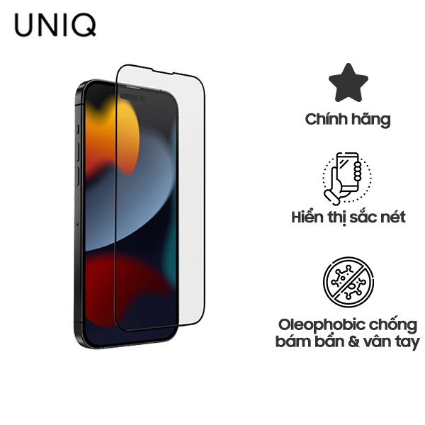 Miếng Dán Cường Lực UNIQ OPTIX Vivid Clear cho iPhone 14 Series