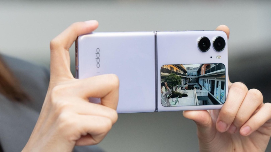Oppo Find N2 Flip 5G hệ thống camera ấn tượng