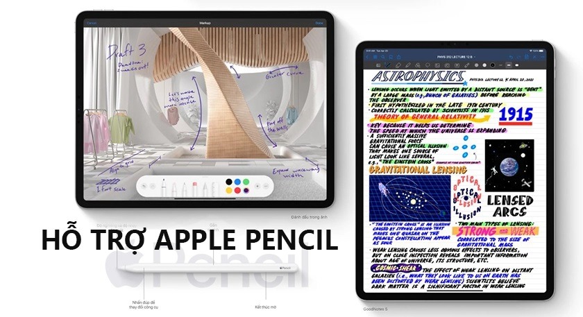 iPad Pro M1 11 inch Cũ tương thích Apple Pencil