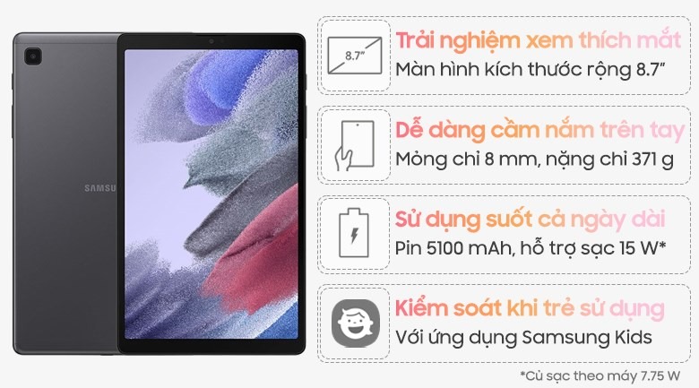 hiệu năng Galaxy tab a7