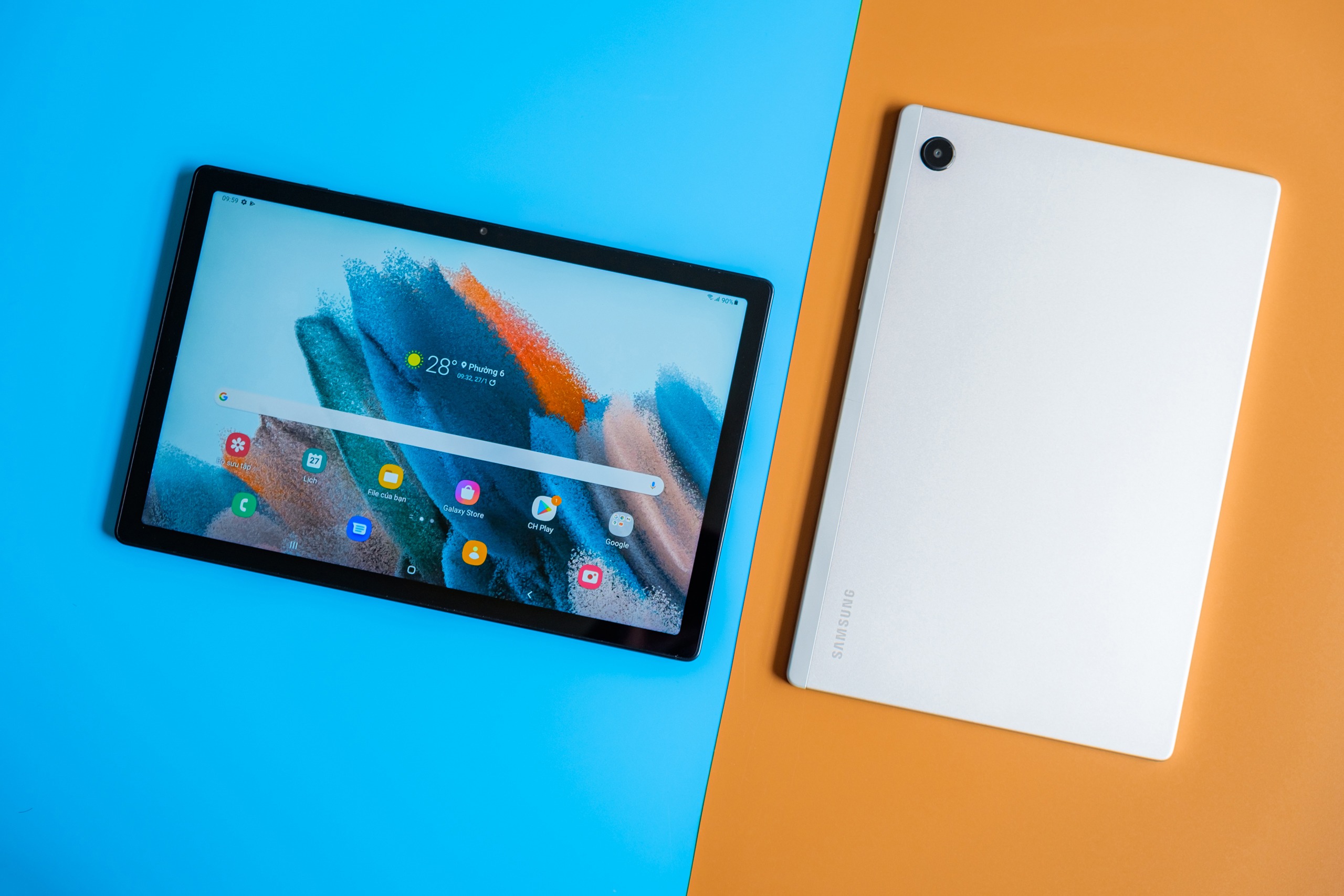 thiết kế samsung galaxy tab a8