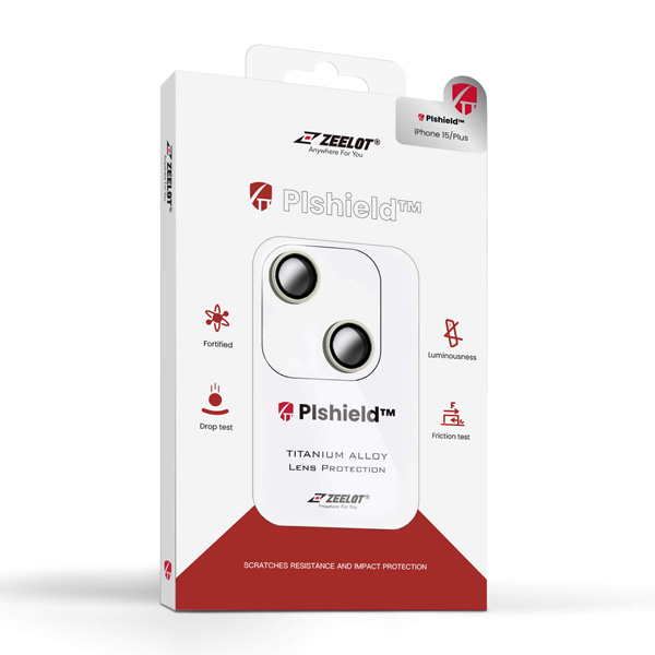 Miếng Dán Camera Sau Cho iPhone 15 | 15 Plus Pishield Zeelot Chính Hãng