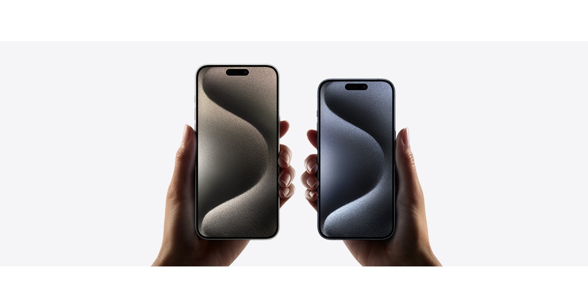 màn hình iphone 15 pro và 15 pro max