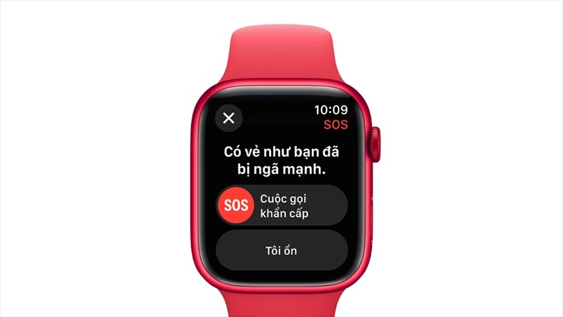 Apple watch s9 phát hiện va chạm