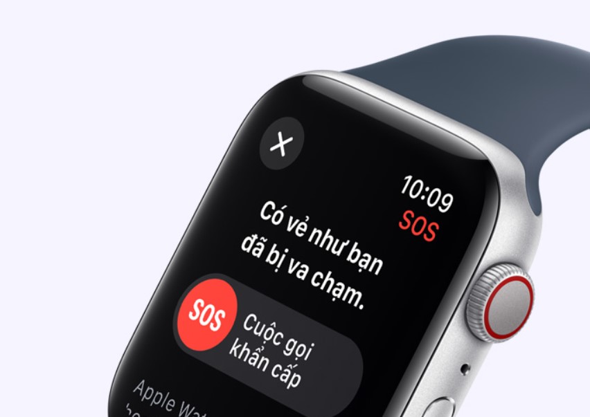 tính năng va chạm trên Apple Watch se 2023