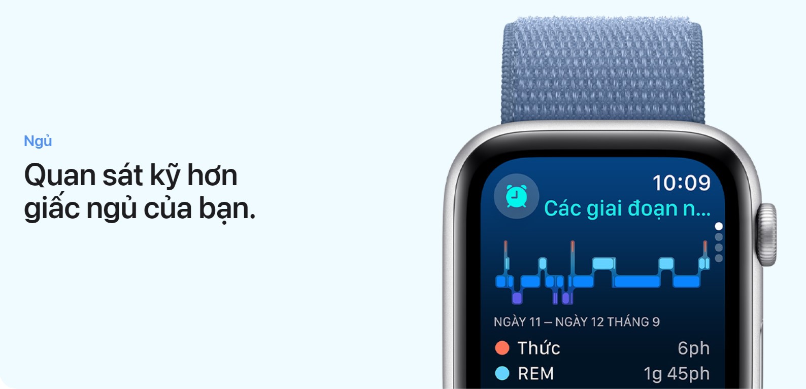 quan sát giấc ngủ trên Apple Watch se 2023