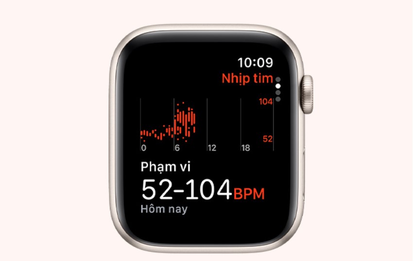 cảm biến nhịp tim Apple Watch se 2023