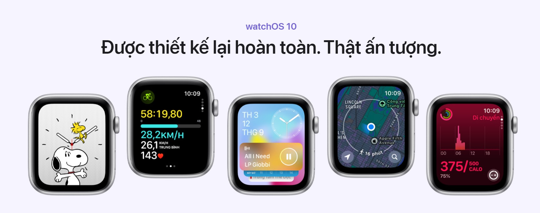 watchos 10 trên Apple Watch se 2023