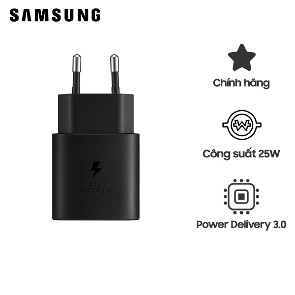 Củ Sạc Nhanh Chính Hãng SAMSUNG 25W Type-C