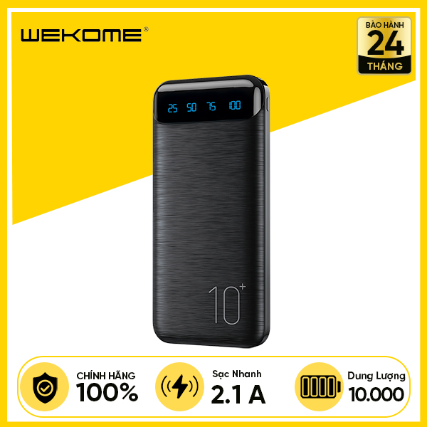 Pin Sạc Dự Phòng WEKOME 10.000mAh WP-161 Fast Charging