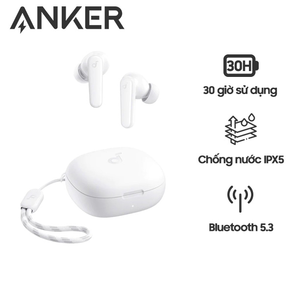 Tai Nghe Bluetooth True Wireless ANKER Soundcore R50i A3949