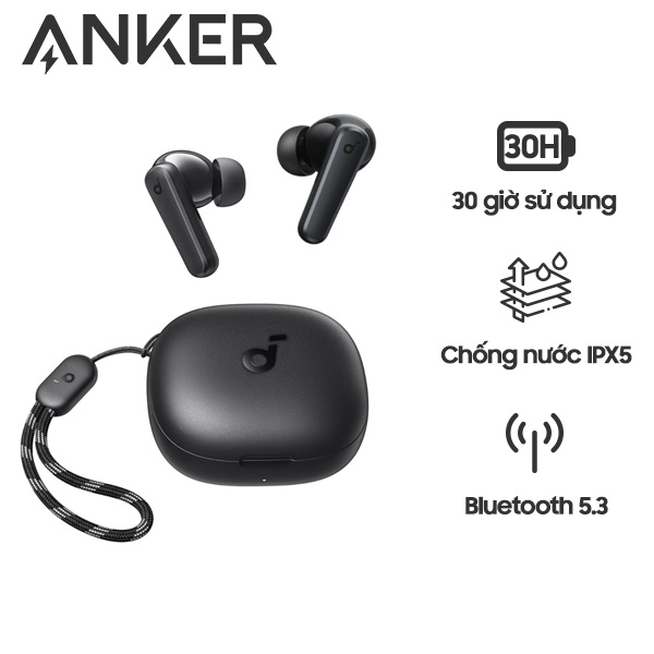 Tai Nghe Bluetooth True Wireless ANKER Soundcore R50i A3949 Likenew - Fullbox