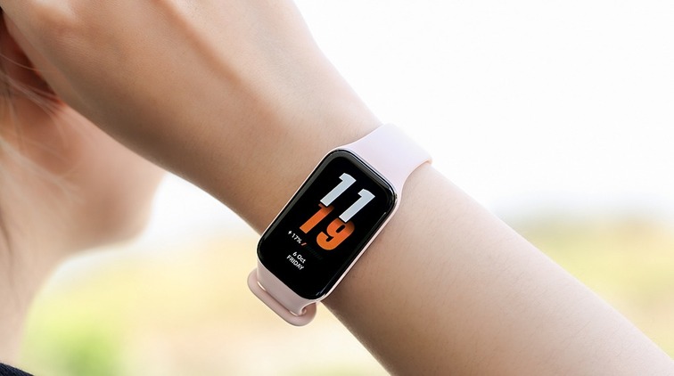 thiết kế xiaomi mi band 8 active