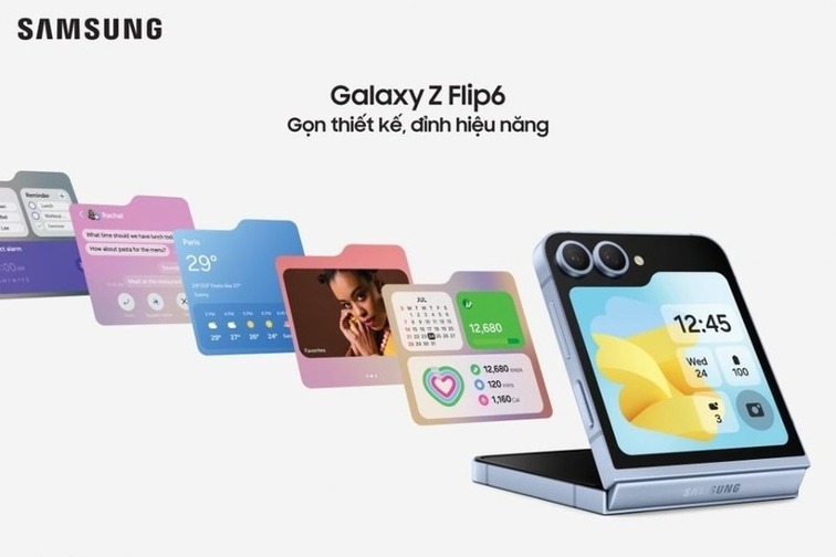 thiết kế galaxy zflip6