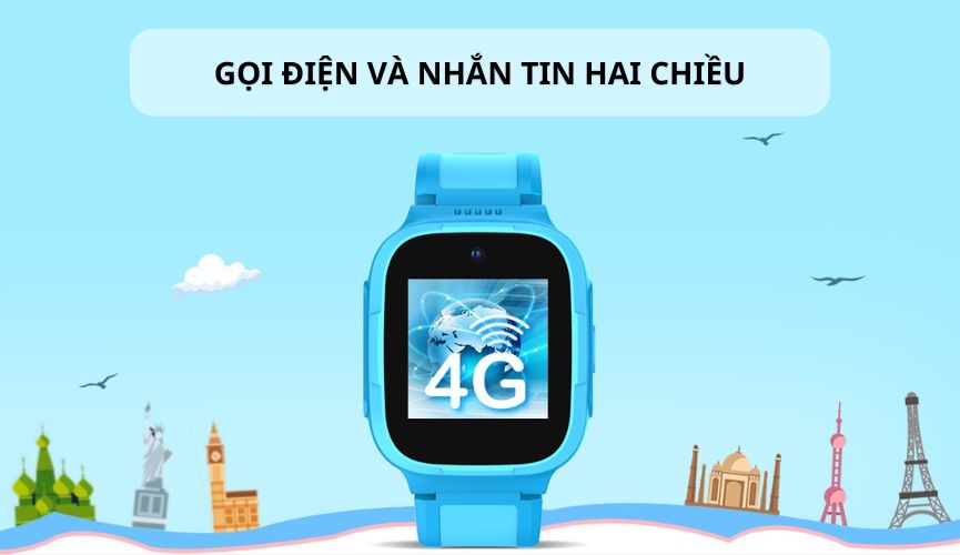 đồng hồ định vị trẻ em gọi điện 2 chiều
