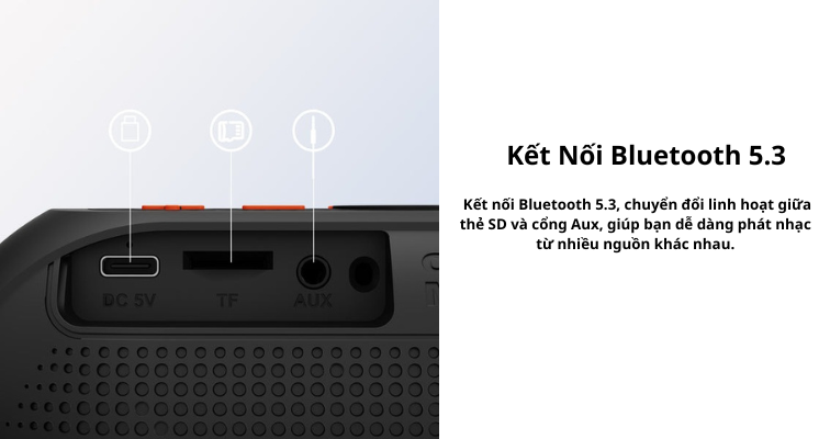 Loa Bluetooth Sounarc XR3 kết nối linh hoạt