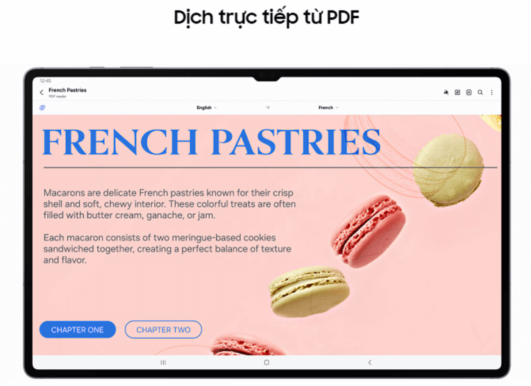 dịch trực tiếp từ PDF Galaxy Tab S10 Plus