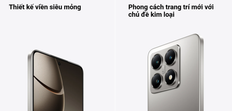 thiết kế xiaomi 14T