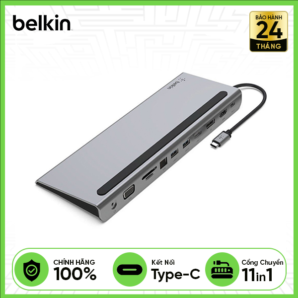 Hub chuyển đổi BELKIN USB type C 11-in-1 Multiport