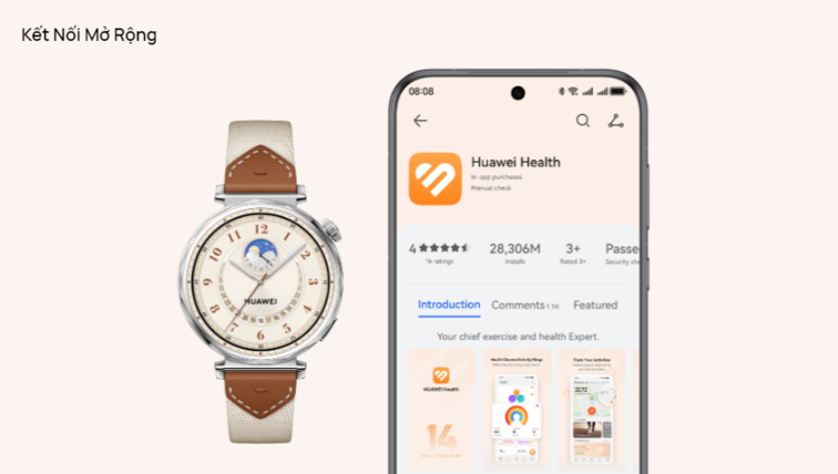 Huawei watch gt 5 kết nối đa dạng