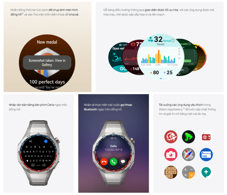 Huawei WATCH GT 5 Pro nhiều tính năng
